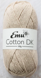Emu 100% Cotton DK Yarn (100g) Sand